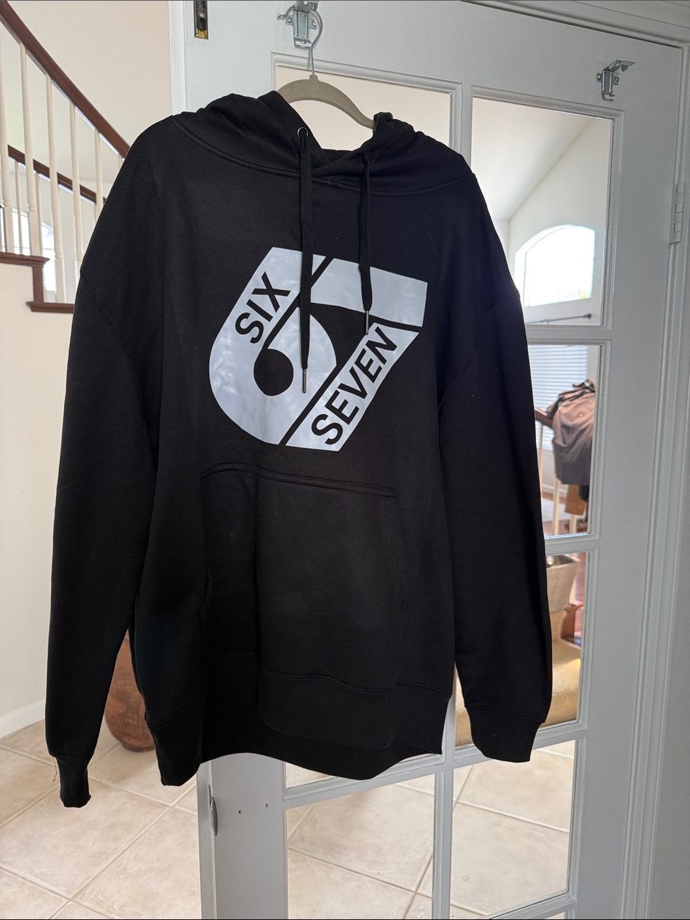 NWOT  Size 2XL Men's Black Logo Hoodie